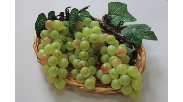 Виноградная кисть на лозе 18см зелёная, шт