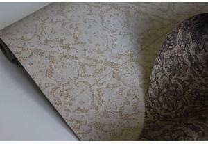 Крафт бумага двухст. РИШЕЛЬЕ бело-чёрная 40гр/м2 70см*8,5м, рулон
