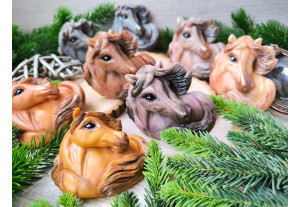 Мыло ручной работы Конь Огонь под куполом 110г, шт Мыло ручной работы Конь Огонь под куполом 110г, шт