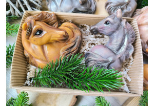 Мыло ручной работы Набор в коробочке Чудо лошади 2026, 200г, шт Мыло ручной работы Набор в коробочке Чудо лошади 2026, 200г, шт