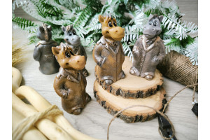 Мыло ручной работы Конь Боб в пальто 60г, шт