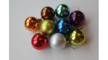 Шары новогодние в ассортименте 4см, шт