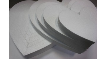 Торт-муляж из пенопласта Сердце 49см, шт