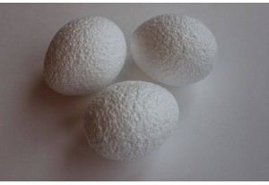 Яйца из пенопласта d-90мм, h-120мм, кор(30шт)
