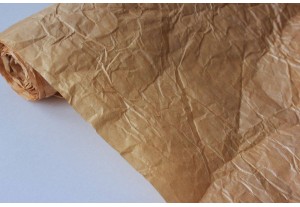 Жатая бумага эколюкс Астрид карамель 70см х 5м, рулон